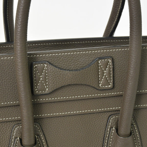 極美品 CELINE セリーヌ Micro Shopper luggage Handbag ラゲージ マイクロショッパー ハンドバッグ F-CU-1147 フィービー期 中古 4a001100