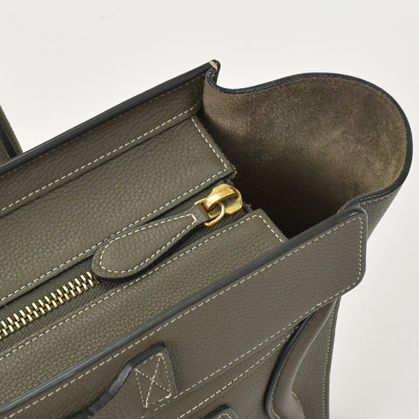 極美品 CELINE セリーヌ Micro Shopper luggage Handbag ラゲージ マイクロショッパー ハンドバッグ F-CU-1147 フィービー期 中古 4a001100