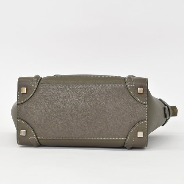 極美品 CELINE セリーヌ Micro Shopper luggage Handbag ラゲージ マイクロショッパー ハンドバッグ F-CU-1147 フィービー期 中古 4a001100