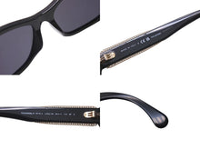 Load image into Gallery viewer, 極美品 CHANEL シャネル サングラス アイウェア 5516-A c.622/48 サイズ56□17 140 ココマーク ブラック 中古 4b001104