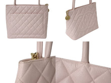 Load image into Gallery viewer, 極美品 CHANEL シャネル 復刻トート ハンドバッグ A01804 ココマーク キャビアスキン ピンク 6番台 中古 4b001139