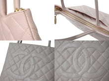 Load image into Gallery viewer, 極美品 CHANEL シャネル 復刻トート ハンドバッグ A01804 ココマーク キャビアスキン ピンク 6番台 中古 4b001139