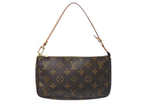 画像をギャラリービューアに読み込む, 極美品 LOUIS VUITTON ルイヴィトン アクセサリーポーチ ポシェットアクセソワール M51980 モノグラム ブラウン 中古 4b001155