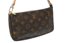 画像をギャラリービューアに読み込む, 極美品 LOUIS VUITTON ルイヴィトン アクセサリーポーチ ポシェットアクセソワール M51980 モノグラム ブラウン 中古 4b001155