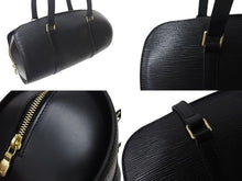 Load image into Gallery viewer, 極美品 LOUIS VUITTON ルイヴィトン スフロ ハンドバッグ M52862 エピ レザー ブラック ゴールド金具 中古 4b001229