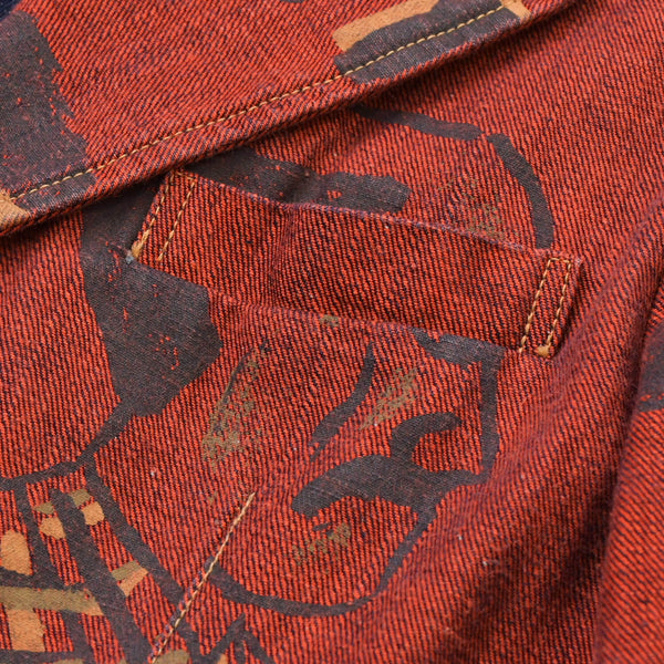 COMME DES GARCONS HOMME Jacket HI-J021 02SS Size M Cotton Red Good Condition Used 4a001296