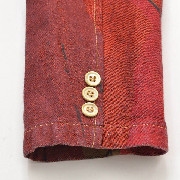 COMME DES GARCONS HOMME Jacket HI-J021 02SS Size M Cotton Red Good Condition Used 4a001296