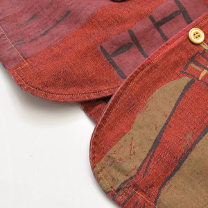 COMME DES GARCONS HOMME Jacket HI-J021 02SS Size M Cotton Red Good Condition Used 4a001296