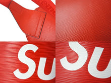 画像をギャラリービューアに読み込む, LOUIS VUITTON×Supreme ルイヴィトン×シュプリーム 17AW ボディバッグ バムバッグPM M53418 エピレザー レッド 美品 中古 4b001414