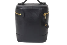 Load image into Gallery viewer, 極美品 CHANEL シャネル バニティ ハンドバッグ 3番台 キャビアスキン ココマーク ブラック ゴールド金具 中古 4b000143