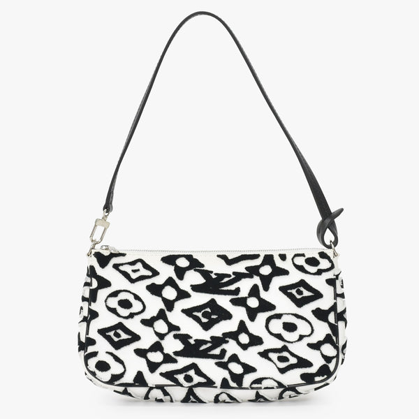 Very Good Condition LOUIS VUITTON Pochette Accessory Pouch M45565 Monogram Taffetage Used 4a001442