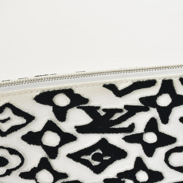 Very Good Condition LOUIS VUITTON Pochette Accessory Pouch M45565 Monogram Taffetage Used 4a001442