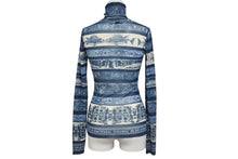 画像をギャラリービューアに読み込む, 極美品 Jean Paul GAULTIER SOLEIL ジャンポールゴルチェ ソレイユ パワーネット 長袖トップス KK J2 HW 0175 サイズS 総柄 中古 4b001604