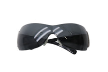 画像をギャラリービューアに読み込む, PRADA プラダ リムレス サングラス SPR041 サイドロゴ プラスチック メタル ブラック 美品 中古 4b001682