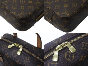 LOUIS VUITTON ルイヴィトン モノグラム スポンティーニ 2WAYハンドバッグ M47500 ブラウン 廃盤 美品 中古 4b001696