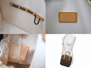 LOUIS VUITTON ルイヴィトン モノグラム スポンティーニ 2WAYハンドバッグ M47500 ブラウン 廃盤 美品 中古 4b001696