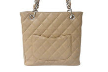 Load image into Gallery viewer, 極美品 CHANEL シャネル PST チェーントートバッグ A50994 キャビアスキン ココマーク 11番台 ベージュ シルバー金具 中古 4b000170