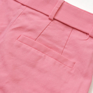 Very good condition MIUMIU shorts MP1540 size 38 pink silver metal fittings used 4a001756