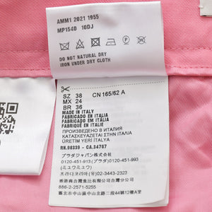 Very good condition MIUMIU shorts MP1540 size 38 pink silver metal fittings used 4a001756