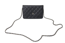 Load image into Gallery viewer, 新品未使用 CHANEL シャネル チェーンウォレット 長財布 AP0250 25番台 ココマーク キャビアスキン ブラック 中古 4b000186