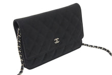Load image into Gallery viewer, 新品未使用 CHANEL シャネル チェーンウォレット 長財布 AP0250 25番台 ココマーク キャビアスキン ブラック 中古 4b000186