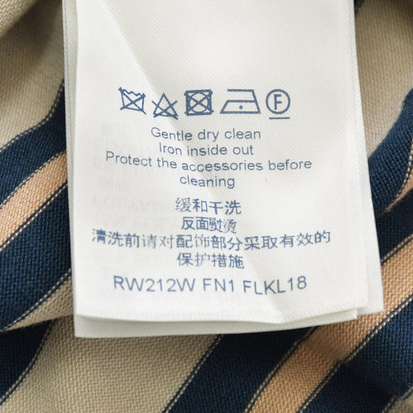 新品未使用 LOUIS VUITTON ルイヴィトン 21SS 長袖ポロシャツ RW212W FN1 FLKL18 サイズXS ボーダー マルチカラー 中古 4a000877