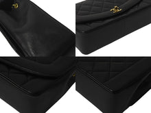 Load image into Gallery viewer, 極美品 CHANEL シャネル マトラッセ25 ダイアナ ショルダーバッグ A01165 レザー ラムスキン 3番台 ゴールド金具 ブラック中古 4b000218