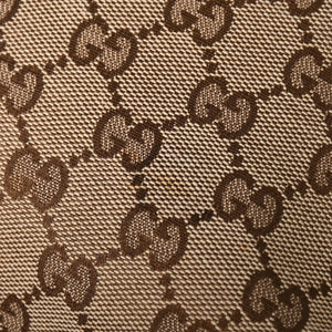 Very Good Condition GUCCI Gucci New Brit GG Canvas Handbag 169971 Beige Brown Gold Hardware Used 4a003449