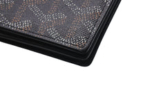 画像をギャラリービューアに読み込む, GOYARD ゴヤール リシュリュー 二つ折り長財布 ロングウォレット ブラック ヘリボーン柄 レザー APM20501 美品 中古 4b000035