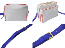画像をギャラリービューアに読み込む, LOUISVUITTON ルイヴィトン LVxNBA ナイル メッセンジャーPM 2021CR ショルダーバッグ M45583 ホワイト ブルー レッド 美品 中古 4b003545