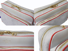 画像をギャラリービューアに読み込む, LOUISVUITTON ルイヴィトン LVxNBA ナイル メッセンジャーPM 2021CR ショルダーバッグ M45583 ホワイト ブルー レッド 美品 中古 4b003545