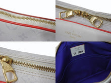 画像をギャラリービューアに読み込む, LOUISVUITTON ルイヴィトン LVxNBA ナイル メッセンジャーPM 2021CR ショルダーバッグ M45583 ホワイト ブルー レッド 美品 中古 4b003545