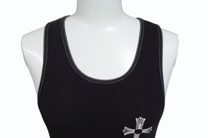 クロムハーツ タンクトップ メンズ サイドロゴ オールド ファックユー ブラック CHROME HEARTS（クロムハーツ） OLD FUCK YOU TANK TOP オールド