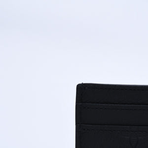 Like new LOUIS VUITTON Porto Cult Double Card Case M81415 Monogram Shadow Leather Embossed Black Used 4a003980