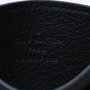 Like new LOUIS VUITTON Porto Cult Double Card Case M81415 Monogram Shadow Leather Embossed Black Used 4a003980