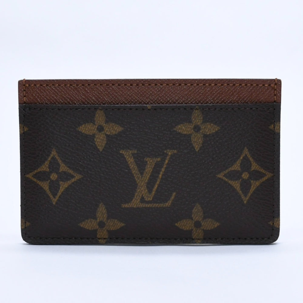 新品同様 LOUIS VUITTON ルイヴィトン ポルトカルトサーンプル カードケース M61733 モノグラムキャンバス ブラウン 中古 4a004169
