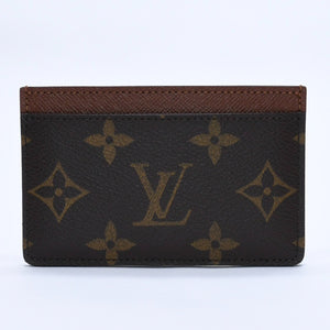 新品同様 LOUIS VUITTON ルイヴィトン ポルトカルトサーンプル カードケース M61733 モノグラムキャンバス ブラウン 中古 4a004169