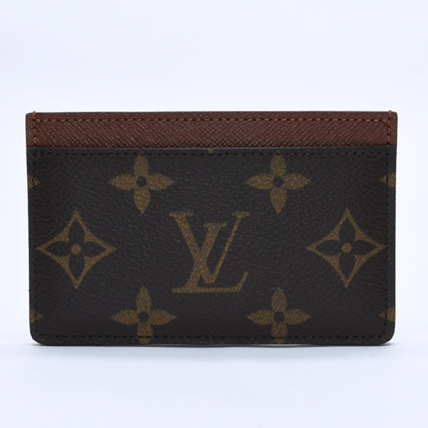 新品同様 LOUIS VUITTON ルイヴィトン ポルトカルトサーンプル カードケース M61733 モノグラムキャンバス ブラウン 中古 4a004169