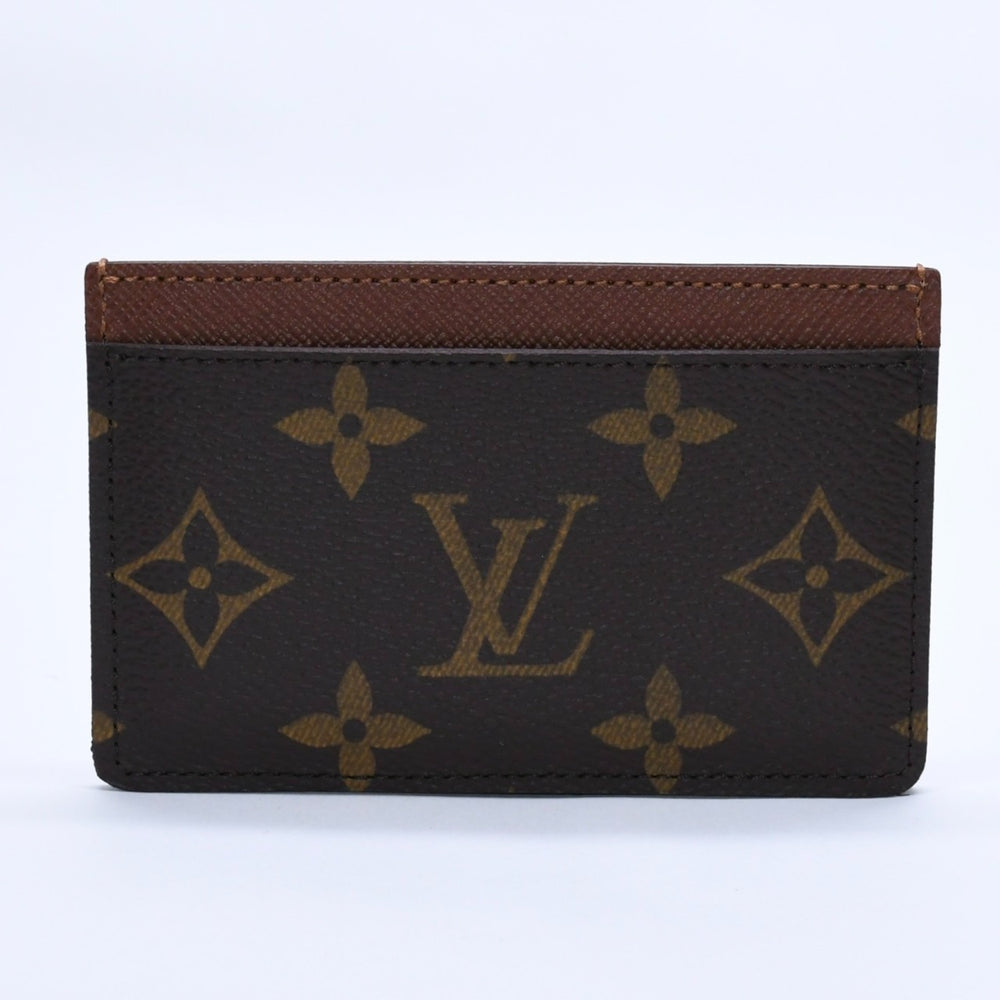 新品同様 LOUIS VUITTON ルイヴィトン ポルトカルトサーンプル カードケース M61733 モノグラムキャンバス ブラウン 中古 4a004169