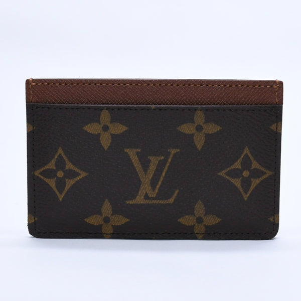 新品同様 LOUIS VUITTON ルイヴィトン ポルトカルトサーンプル カードケース M61733 モノグラムキャンバス ブラウン 中古 4a004169