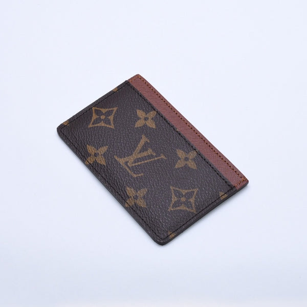 新品同様 LOUIS VUITTON ルイヴィトン ポルトカルトサーンプル カードケース M61733 モノグラムキャンバス ブラウン 中古 4a004169