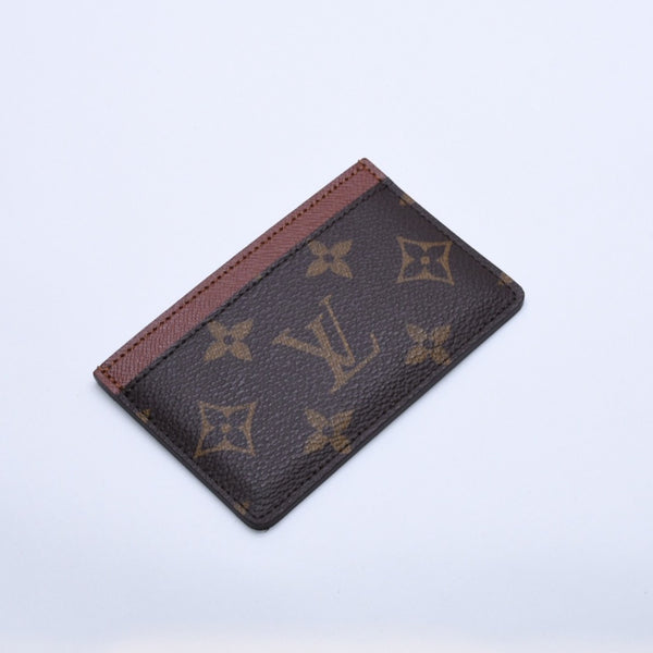 新品同様 LOUIS VUITTON ルイヴィトン ポルトカルトサーンプル カードケース M61733 モノグラムキャンバス ブラウン 中古 4a004169