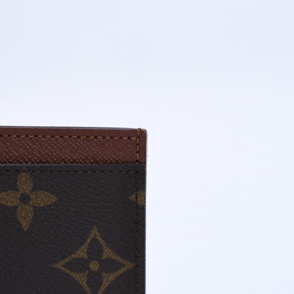 新品同様 LOUIS VUITTON ルイヴィトン ポルトカルトサーンプル カードケース M61733 モノグラムキャンバス ブラウン 中古 4a004169