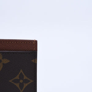 新品同様 LOUIS VUITTON ルイヴィトン ポルトカルトサーンプル カードケース M61733 モノグラムキャンバス ブラウン 中古 4a004169