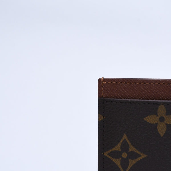 新品同様 LOUIS VUITTON ルイヴィトン ポルトカルトサーンプル カードケース M61733 モノグラムキャンバス ブラウン 中古 4a004169