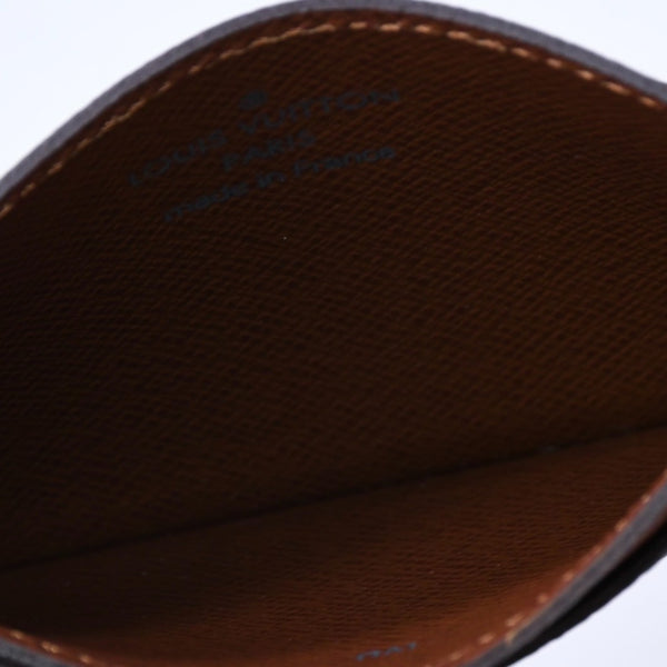 新品同様 LOUIS VUITTON ルイヴィトン ポルトカルトサーンプル カードケース M61733 モノグラムキャンバス ブラウン 中古 4a004169