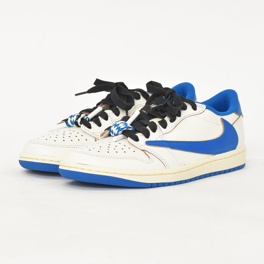 新品未使用 Travis Scott × fragment design × Nike Air Jordan 1 Low ナイキDM7866-104 フラグメント トラヴィス スニーカー サイズ23.5cm 中古 4a004075