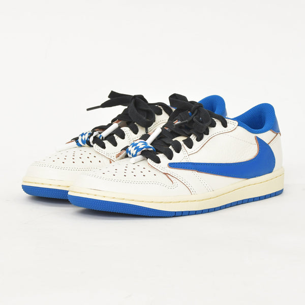新品未使用 Travis Scott × fragment design × Nike Air Jordan 1 Low ナイキDM7866-104 フラグメント トラヴィス スニーカー サイズ23.5cm 中古 4a004075