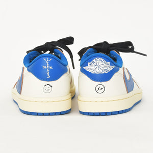 新品未使用 Travis Scott × fragment design × Nike Air Jordan 1 Low ナイキDM7866-104 フラグメント トラヴィス スニーカー サイズ23.5cm 中古 4a004075