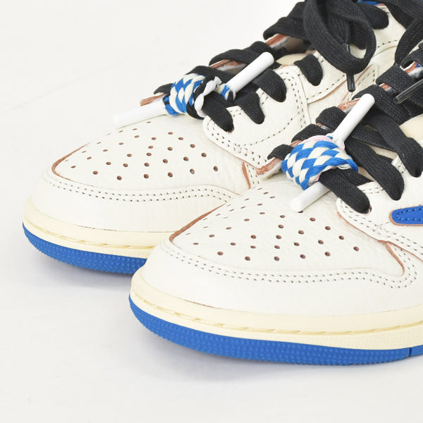 新品未使用 Travis Scott × fragment design × Nike Air Jordan 1 Low ナイキDM7866-104 フラグメント トラヴィス スニーカー サイズ23.5cm 中古 4a004075
